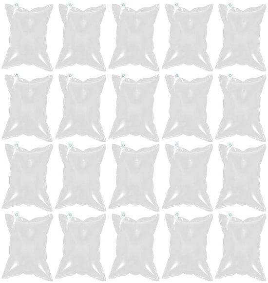 Sacchi di riempimento per zaini aerei 100 pezzi - Imballaggio flessibile - Materiale di riempimento - Materiale di imballaggio - Translucido - 20 x 25 cm