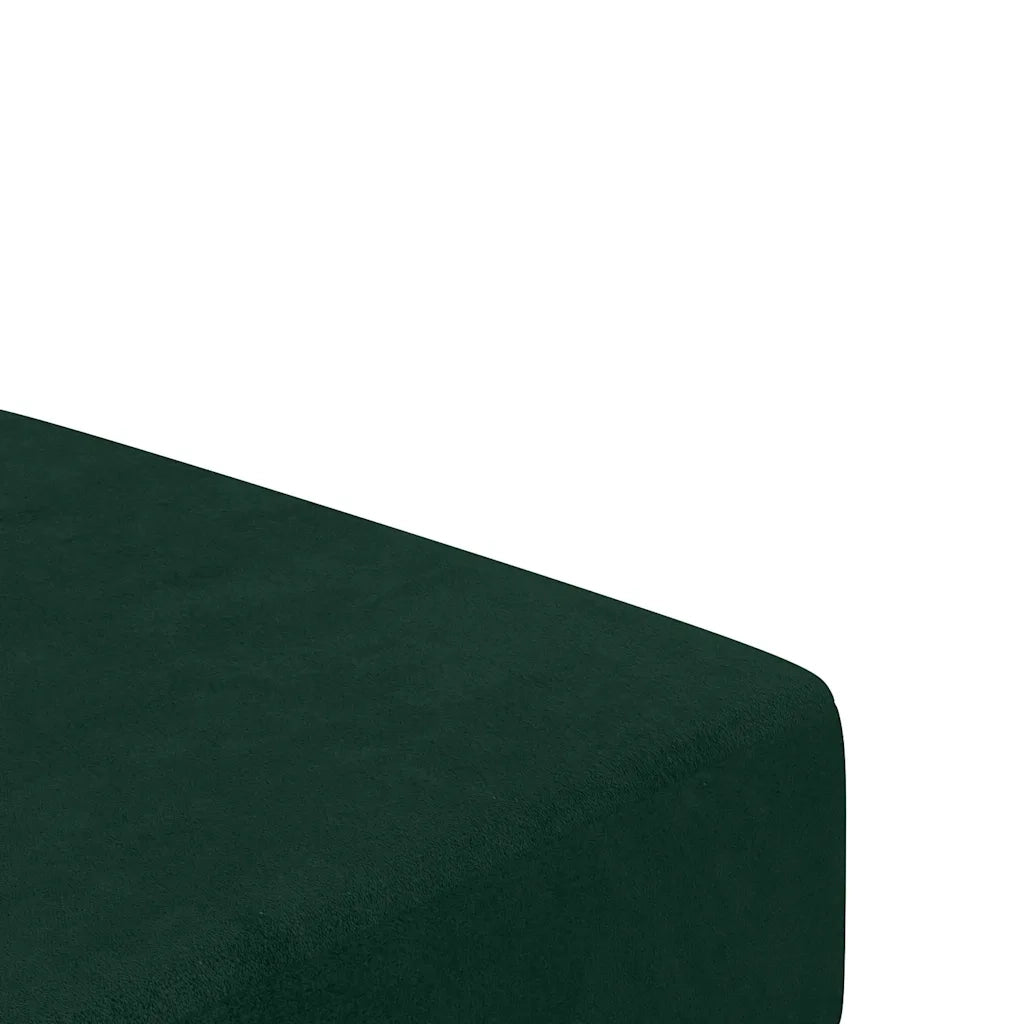 Divano Letto a 2 Posti-Sofa Letto 2 Posti-Daybed Verde Scuro in Velluto 745512
