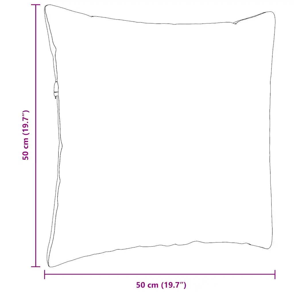 Cuscini da Divano 2 pcs Verde chiaro 50 x 50 cm Tessuto 42013964