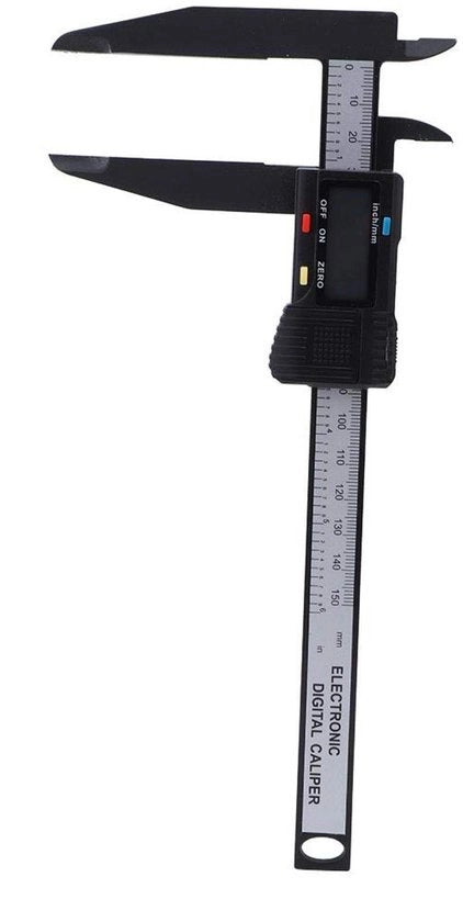 Misure elettroniche digitali a scorrimento 150 mm - 300 mm con bocca lunga e grande schermo LCD