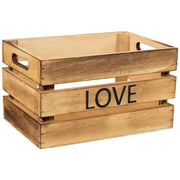Cassetto in legno marrone 18x12x10h cm