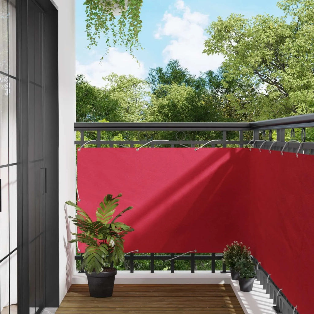 Schermo da balcone | Paravento da Balcone Borgogna 90 x 500 cm