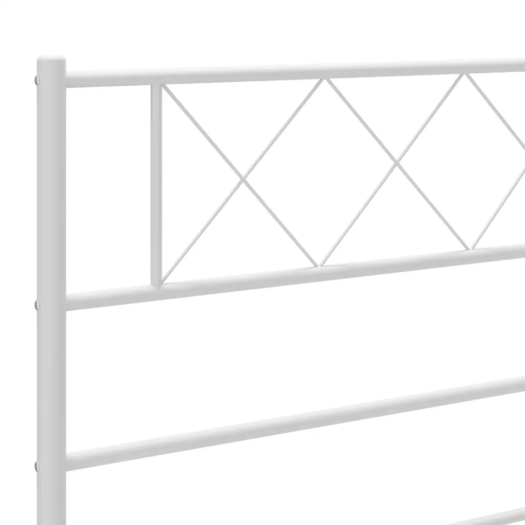 Testiera di Ricambio in Metallo Bianco 150 cm 372360