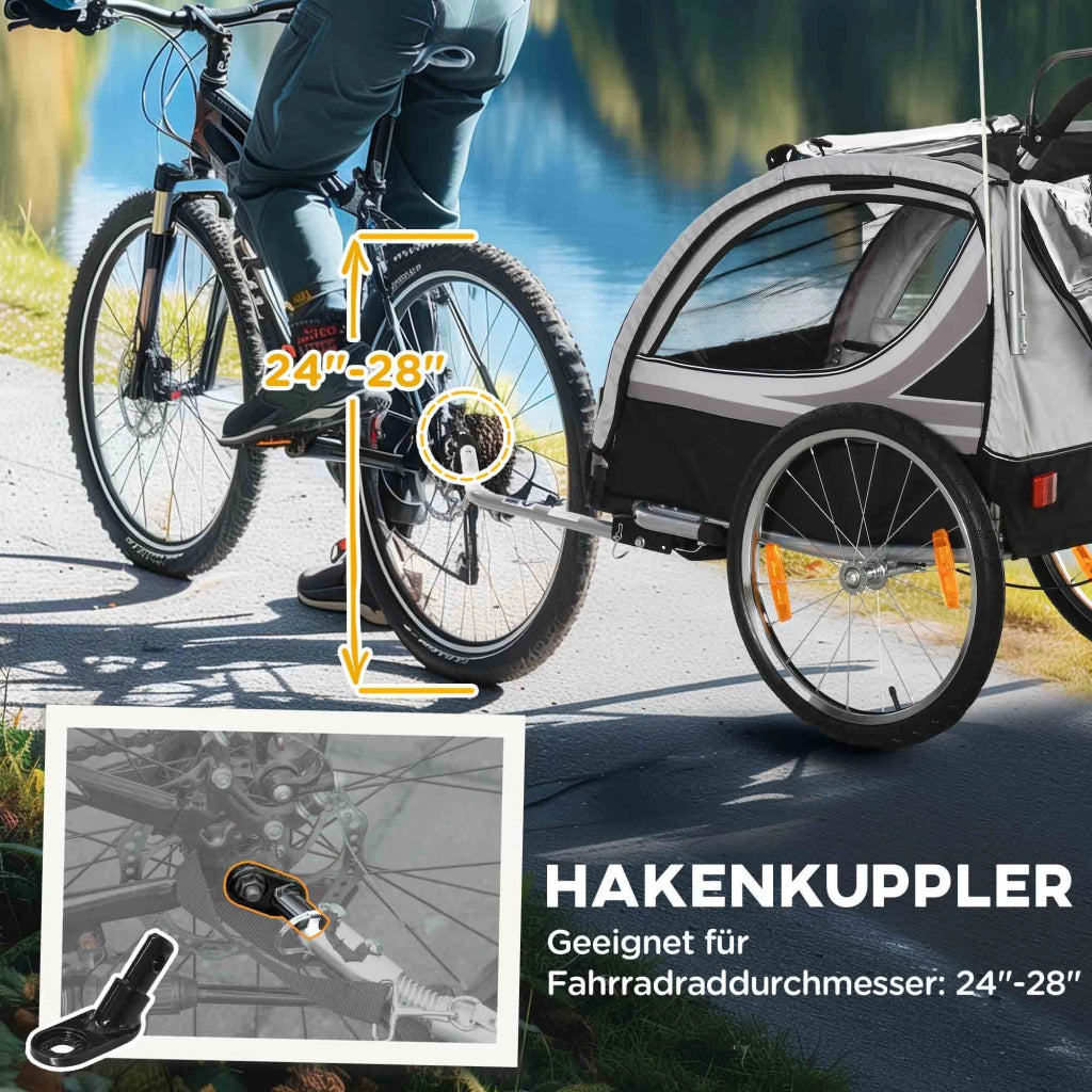 Carrello per bambini ¨C Minimal ¨C Grigio/Nero