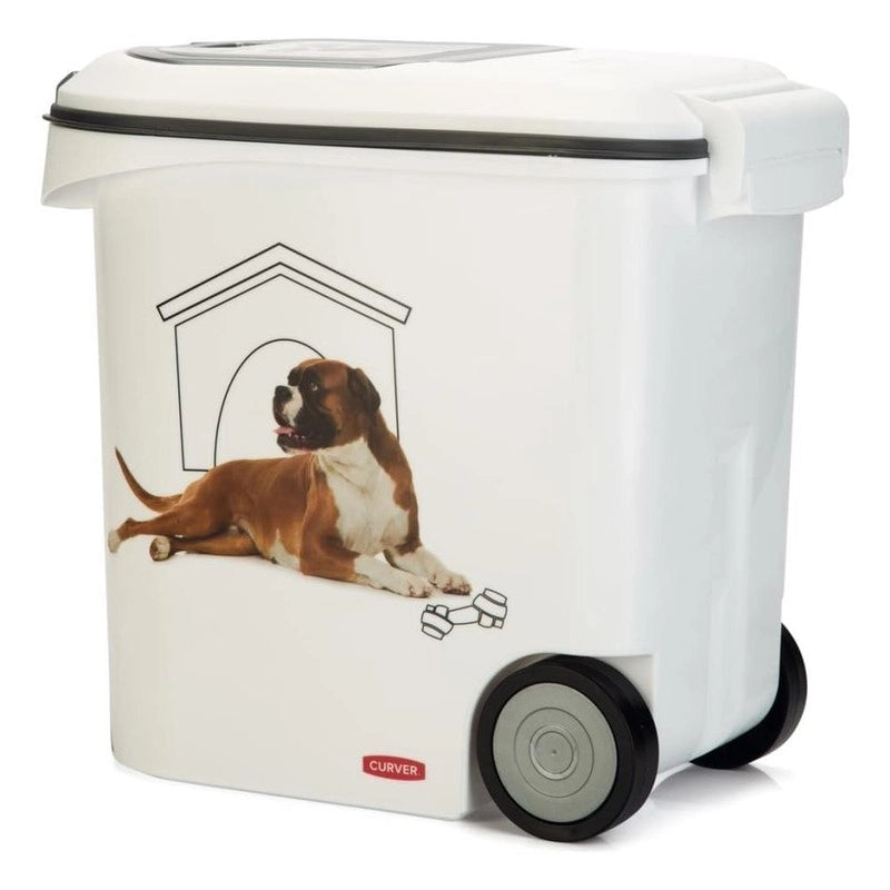 Contenitore Curver per cibo animali con ruote 35l cm 49x28x42 h