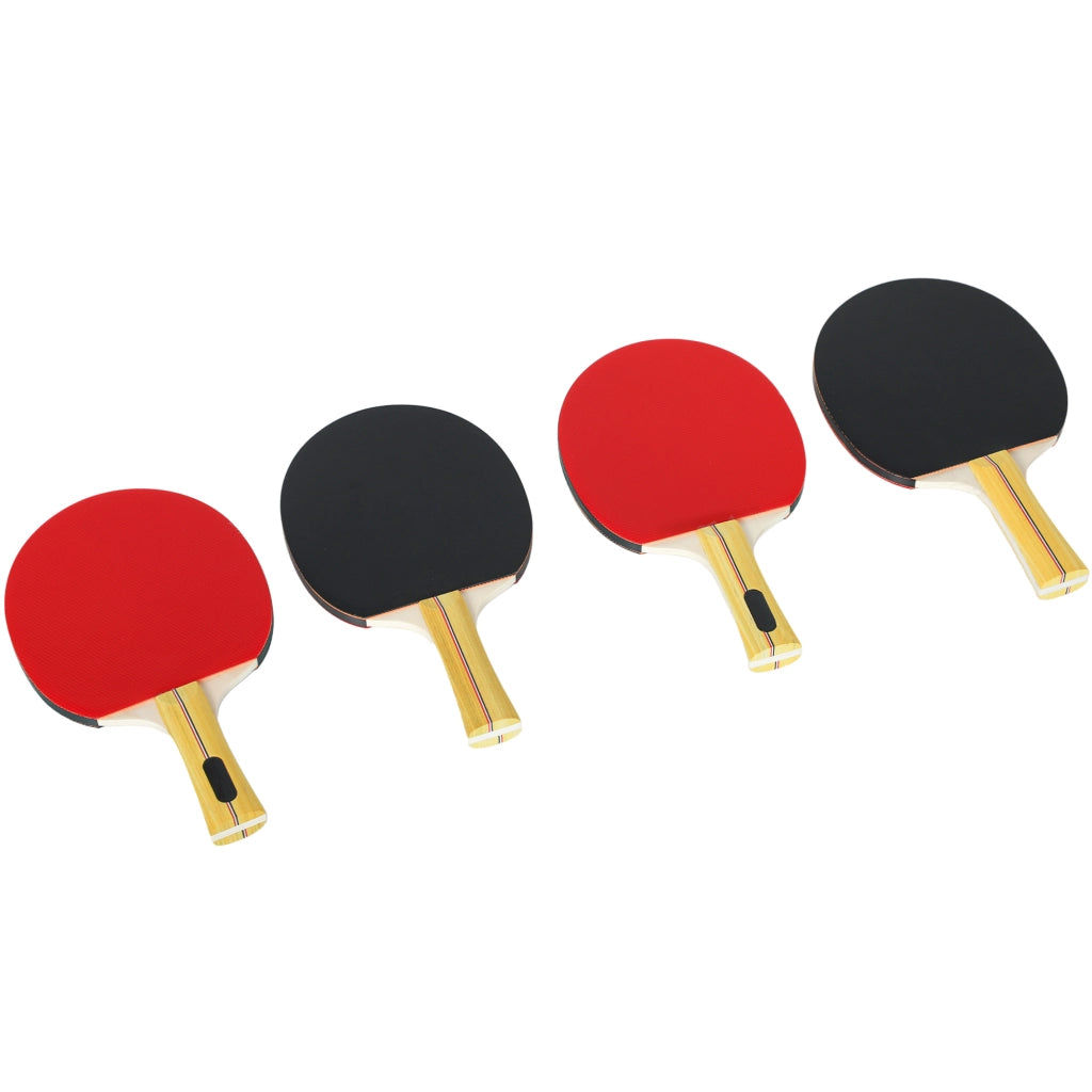 Set 4 Racchette da Ping Pong con Palline e Borsa ¨C zephmum ¨C per Principianti ed Esperti