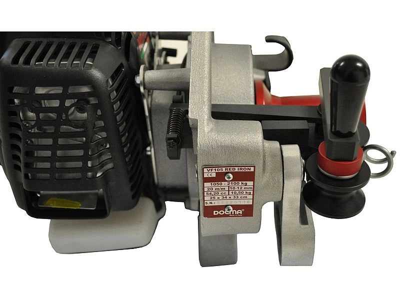 Verricello forestale Docma VF105 Red Iron con motore a scoppio 54,80cc