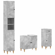 Set di armadietti da bagno in 3 pezzi ALKMAAR 3417831