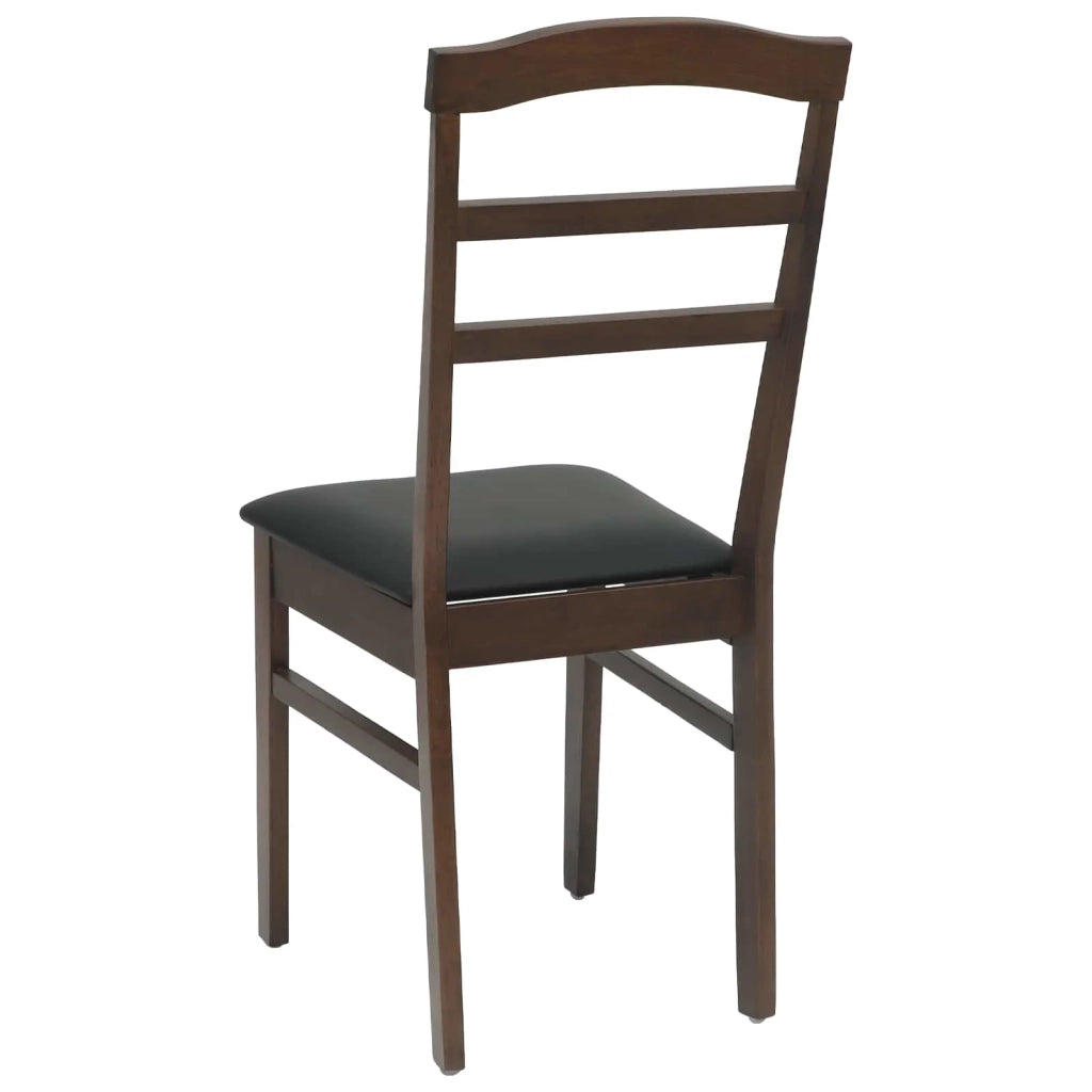 Sedia da pranzo 2 pcs Marrone chiaro e nero 42020493
