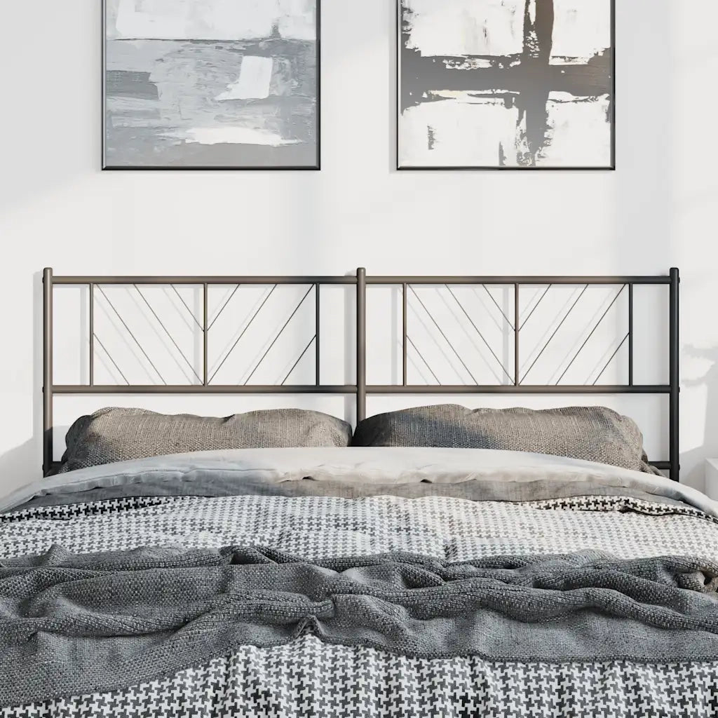 Testiera di Ricambio in Metallo Nero 150 cm 372213
