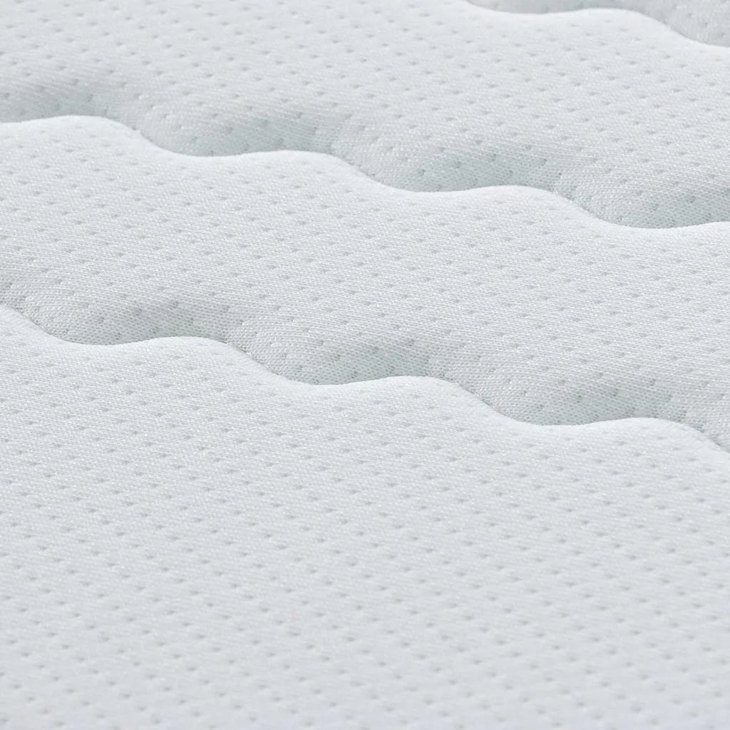 Materasso 2 pz-Set di 2 Materasso Bianco e Grigio 60 x 200 cm Molla Bonell
