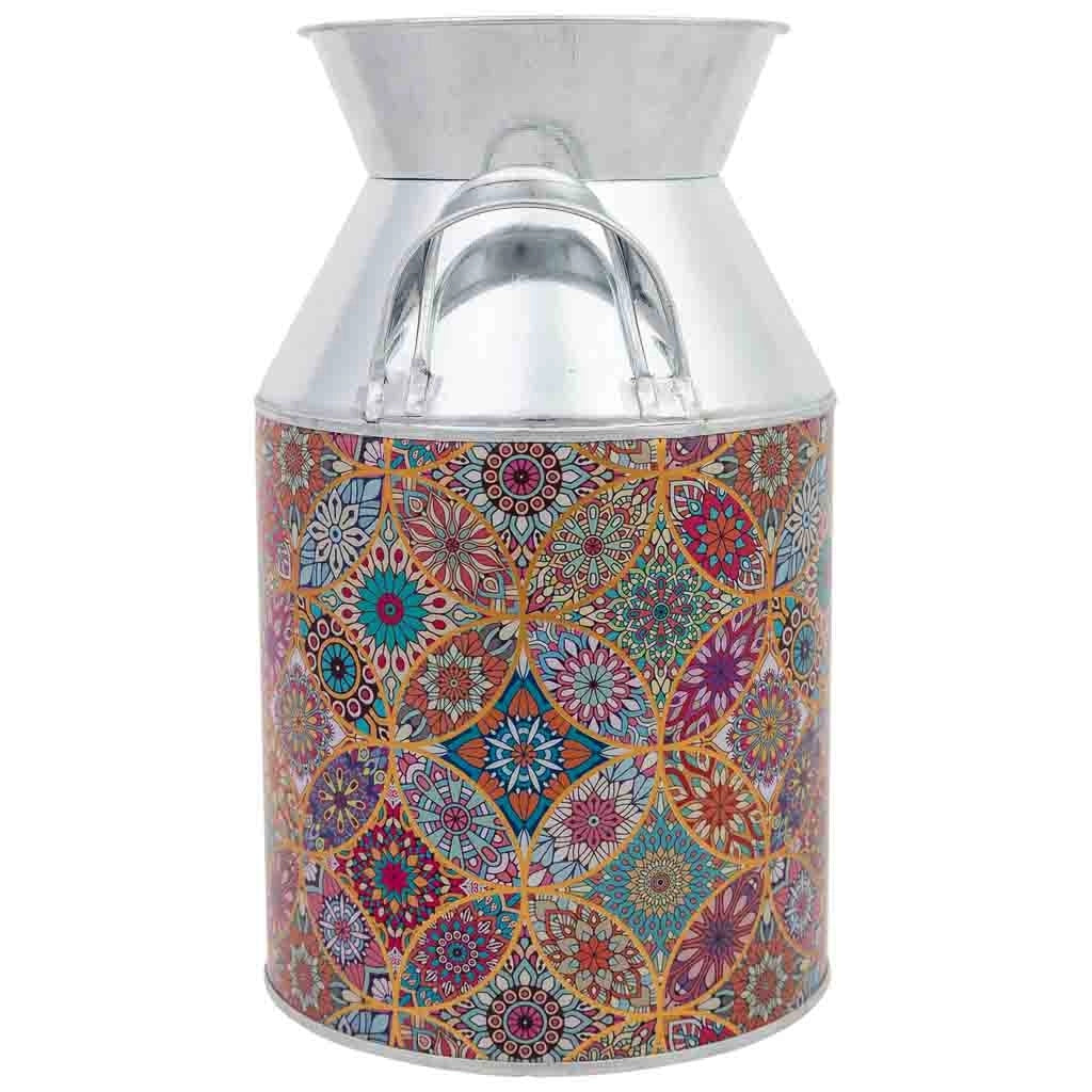 Brocca per il latte in metallo rosso D13,5x22h cm
