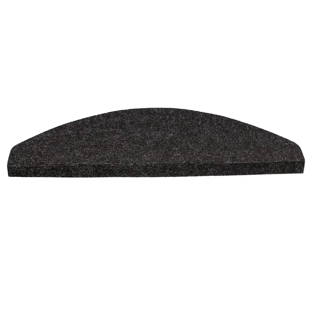 Tappetini Autoadesivi per Scale 10pz Antracite 65x22,5x3,5 cm 355253
