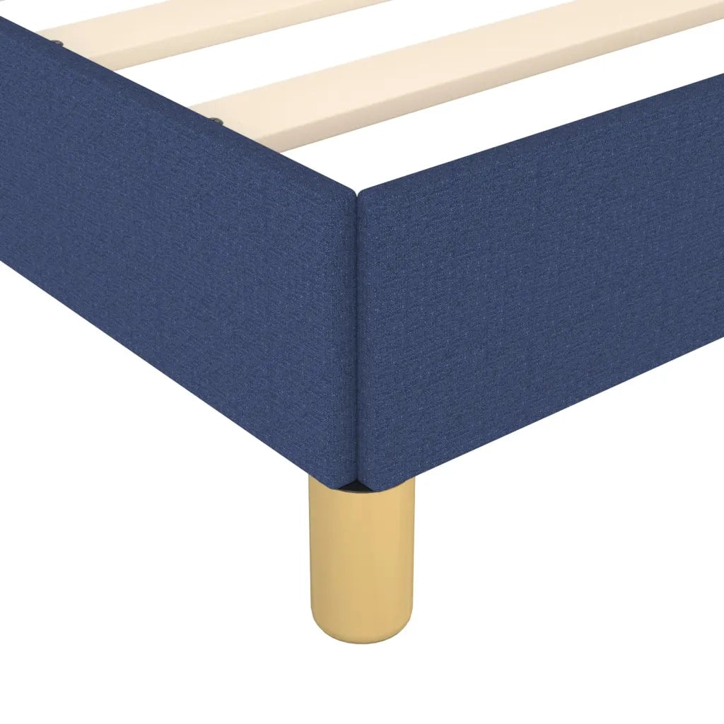Giroletto senza Materasso Blu 140x190 cm in Tessuto 347163