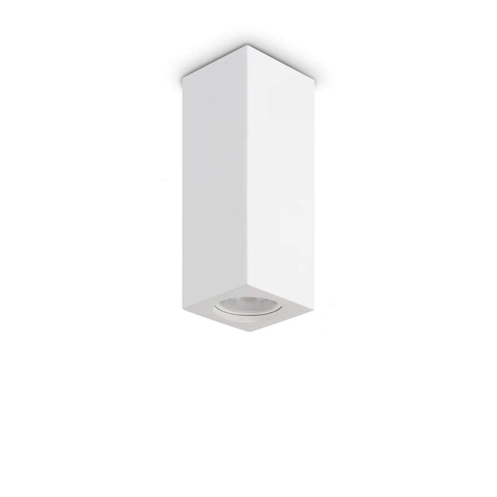 Lampada Da Soffitto Look 1 Luce Gu10 Gesso
