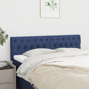 Testiera Blu 144x7x78/88 cm in Tessuto 346346