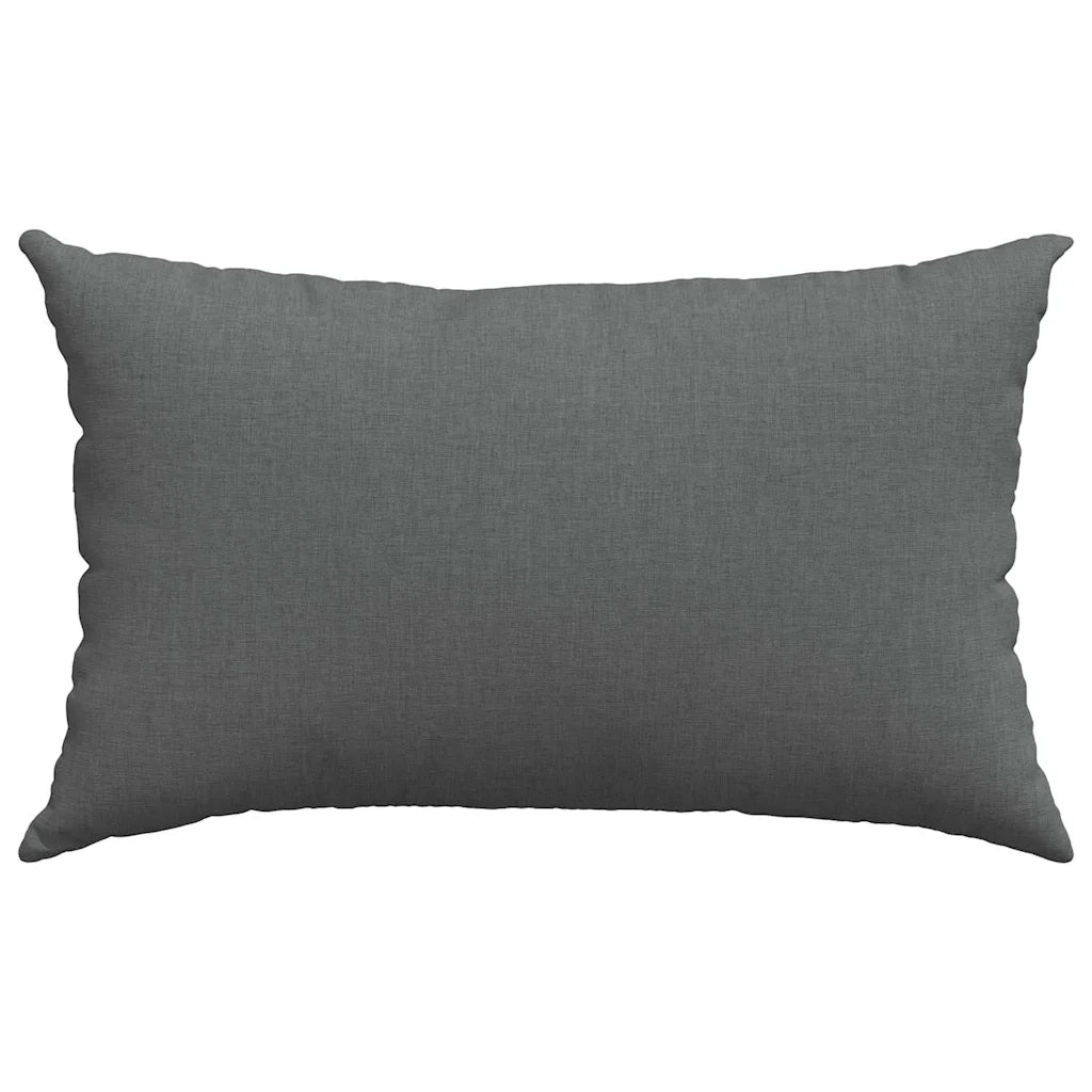 Cuscini da Divano 2 pcs Grigio scuro 50 x 30 cm Tessuto 42013611