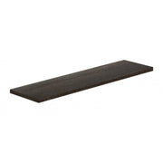 Mensola da Muro, Scaffale Legno, Mensola da Parete, Rovere Scuro, 56x15,5x1,8 cm - Smart
