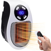 Termoventilatore Mini Stufa Scaldabagno Elettrico con Telecomando e 2 Velocità