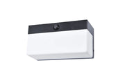 Applique esterno FRAN nero LED 10W con sensori Lutec
