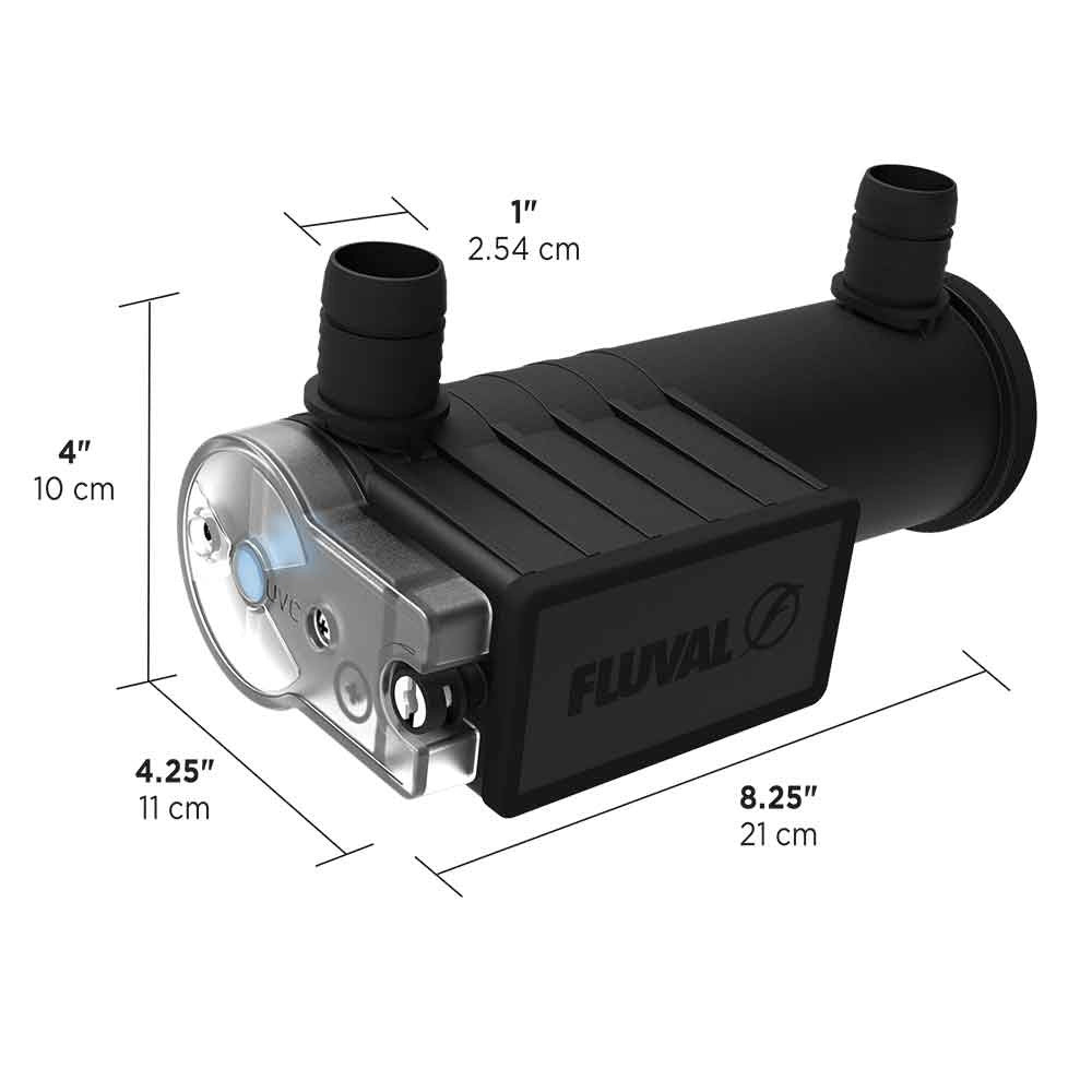 Askoll FX Fluval UVC In-Line Clarifier 6w - sterilizzatore per acquari