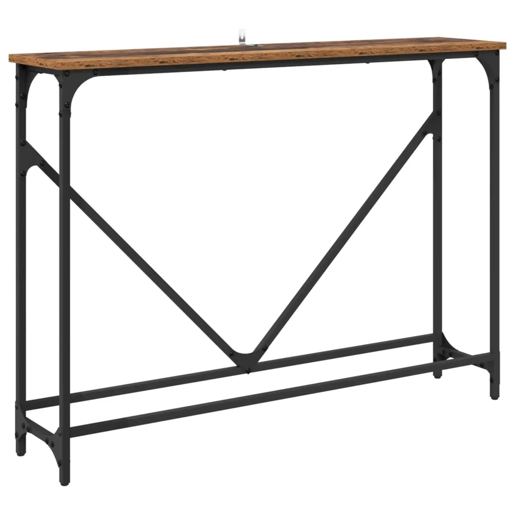 Tavolo consolle Legno vecchio 102 x 23 x 75 cm 882220