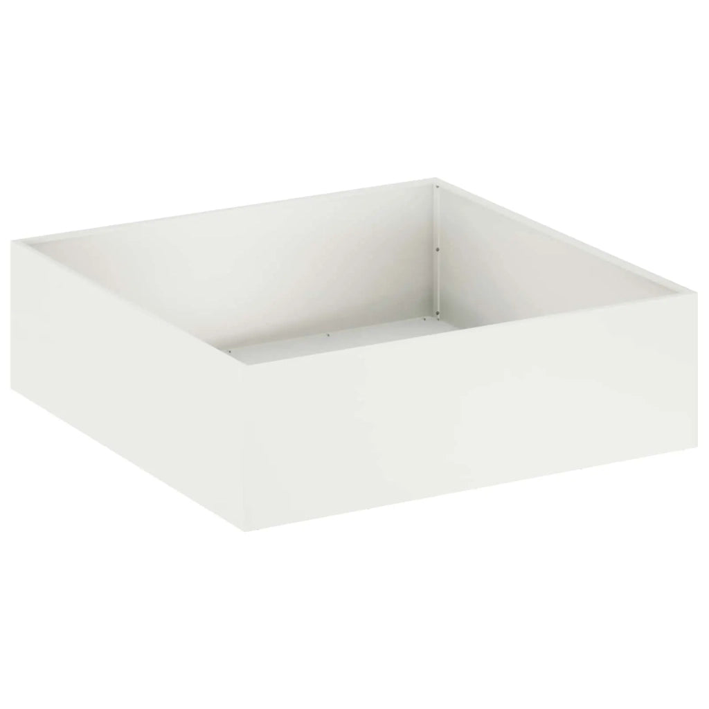 Vaso da giardino Bianco 100 x 100 x 30 cm 8005080