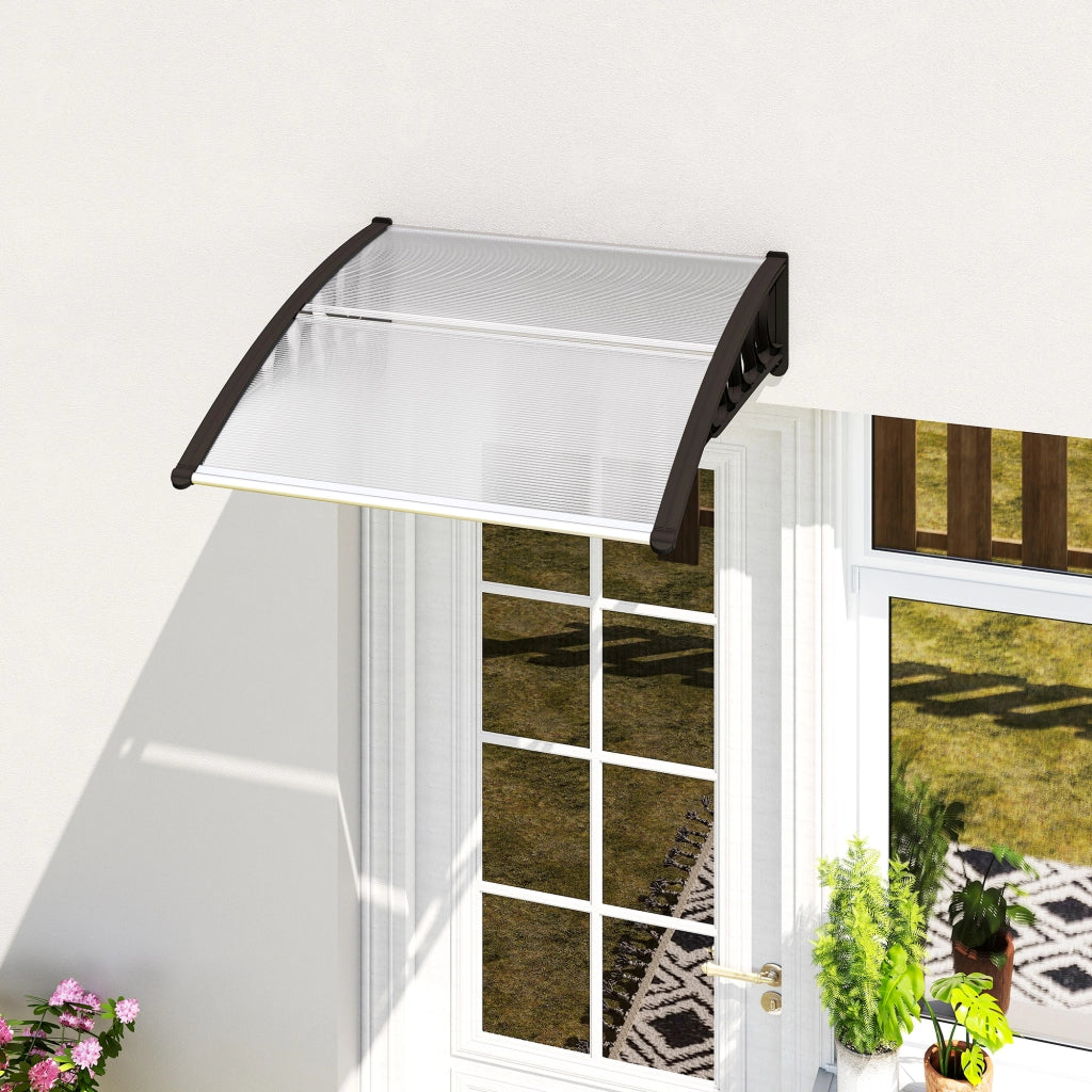 Tettoia Policarbonato Esterno ¨C Xylo ¨C Trasparente 103x96.5x27cm