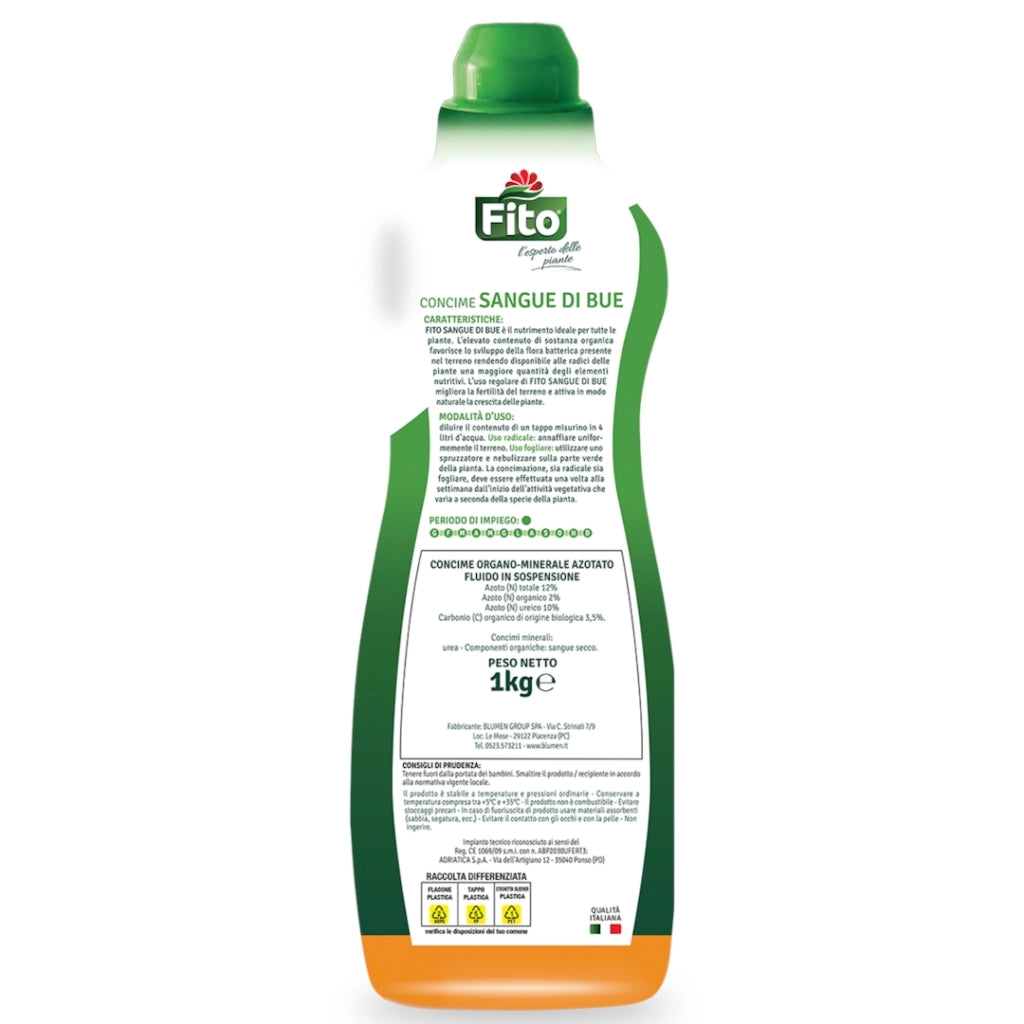 Fito CONCIME SANGUE DI BUE PLUS 1KG LIQUIDO