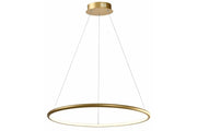 Lampada a sospensione moderna oro anello Ø62 LED 36W Reality