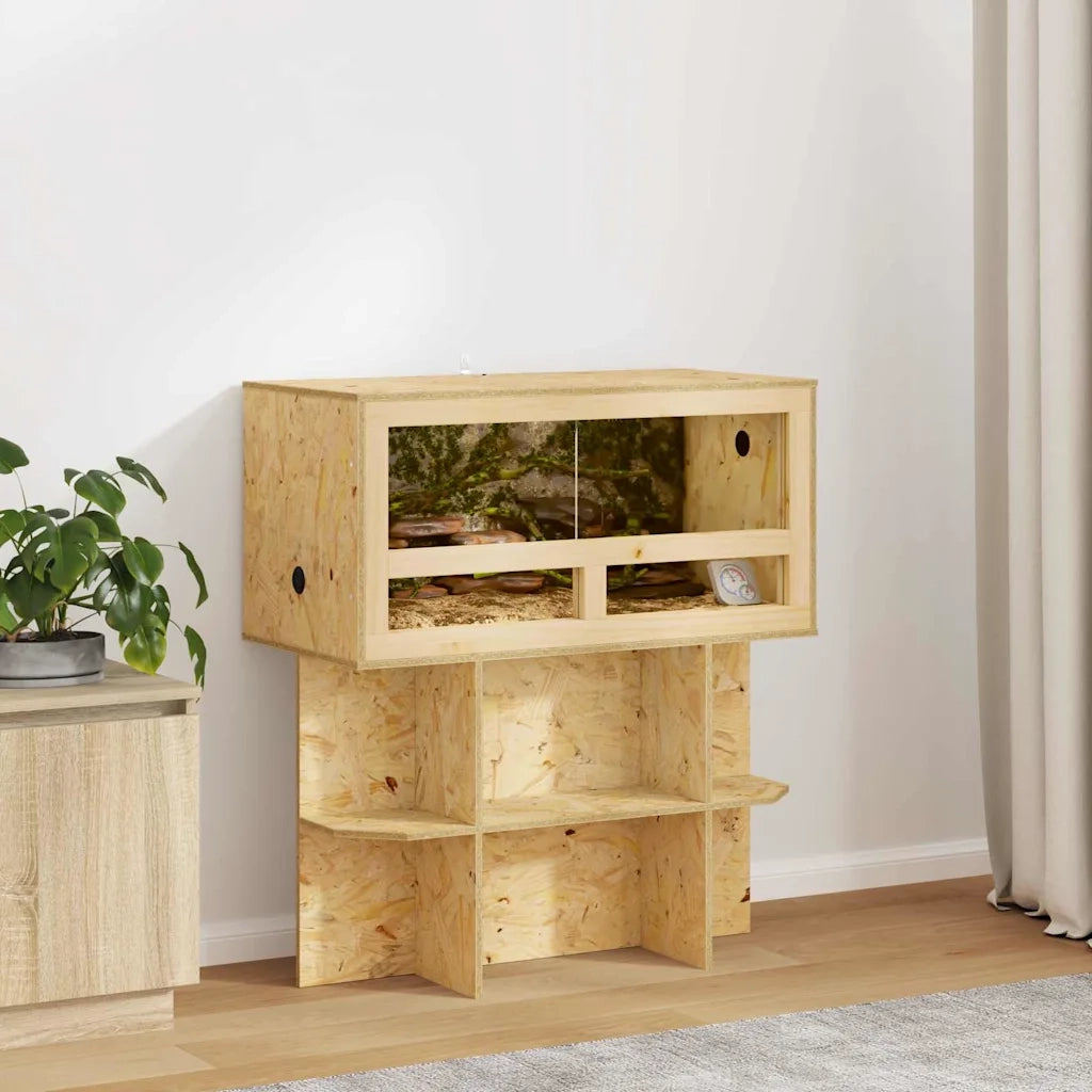 Terrario Marrone 80 x 40 x 40 cm OSB 876724