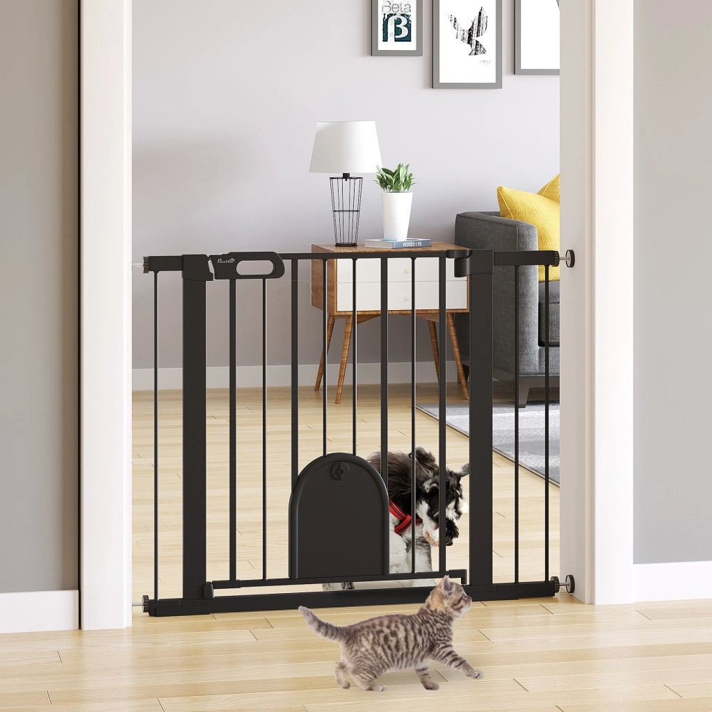 Barriera di Sicurezza per Cani ¨C Minimal ¨C Nero 75-103 cm