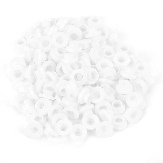 Kit di isolamento termico a distanza - Reticolo transistorico - Isolato e leggero - Bianco - 100 pezzi - Adatto all'isolamento termico - Idoneo per l'isolamento di condotti.