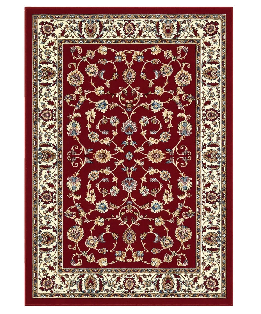 Tappeto passatoia ROYAL SHIRAZ 2079 ROSSO cm.100x150 arredo casa disegno moderno geometrico arredo casa