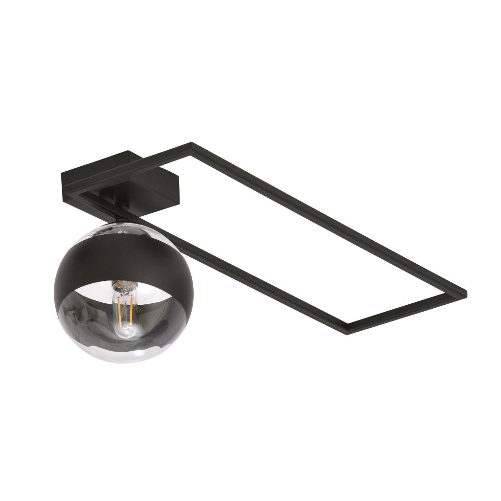 Plafoniera Emibig IMAGO 1B 1xE14 nera metallo 50cm