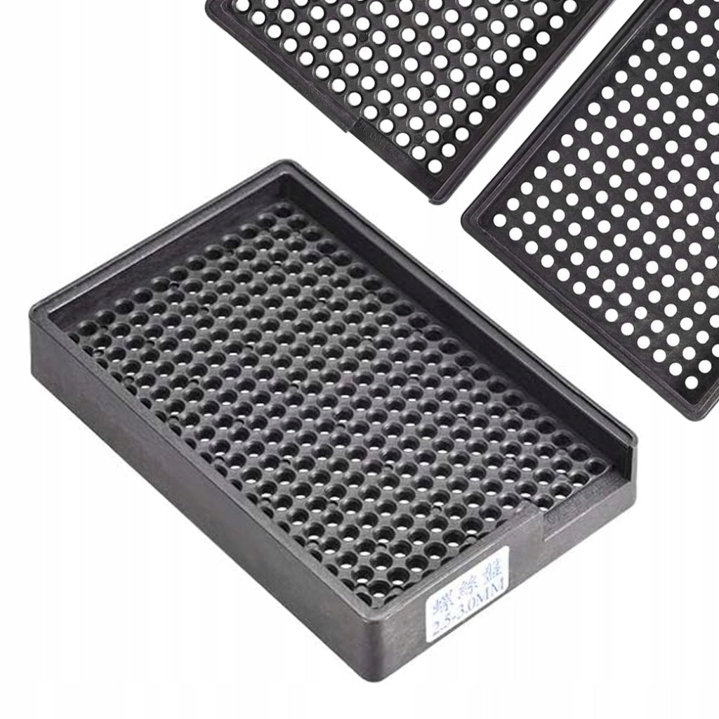 Vassoio Antistatico ESD per Viti 2,5-3mm – 273 Fori Organizer | Materiale Resistente, Facile Accesso