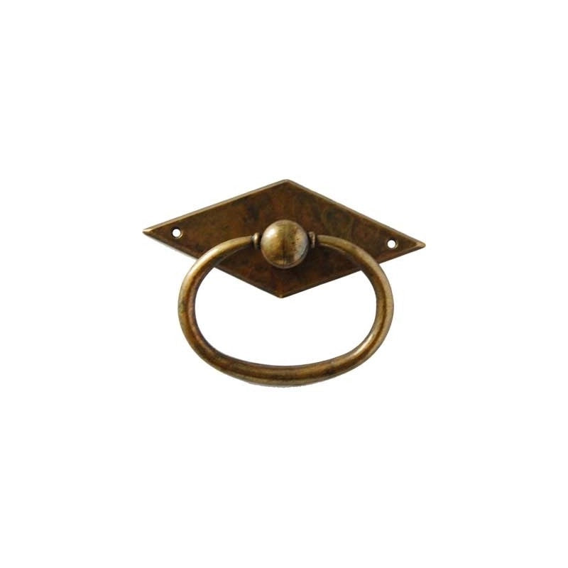 MANIGLIA PER MOBILI '5075' 60x85 mm - Patinato antico - GIUSTI