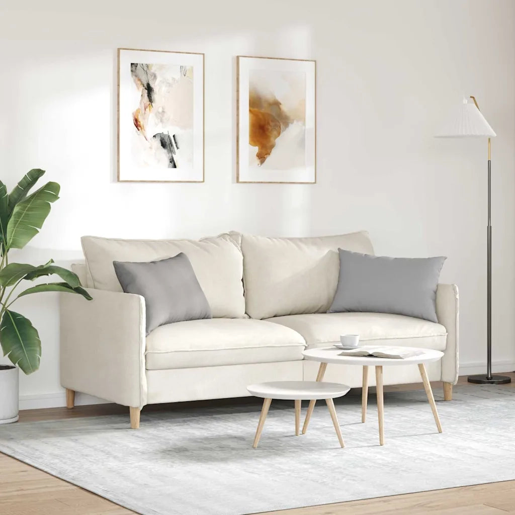 Cuscini da Divano 2 pcs Grigio Nuvola 60 x 40 cm Tessuto 42013666