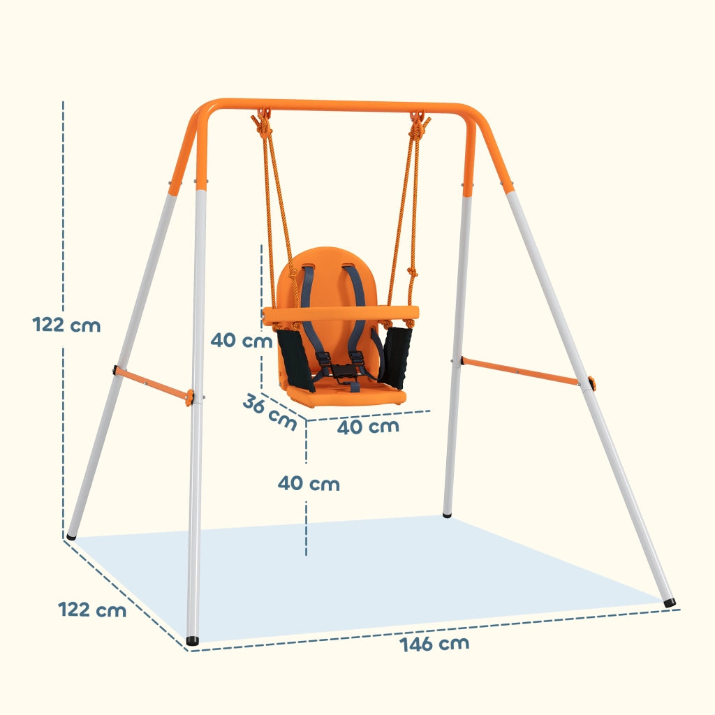 Dondolo Beb¨¨ ¨C zephmum ¨C Arancione Acciaio