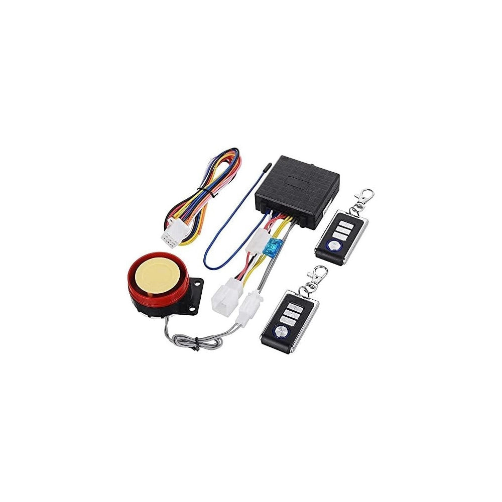 Trade Shop - Kit Antifurto Allarme Per Moto Universale Con Sirena Da 125db Code Telecomando -