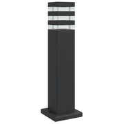 Lampada da terra per esterni in alluminio nero 50 cm codice 02_0042508