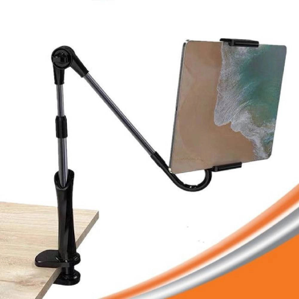 Trade Shop - Supporto Universale Staffa Da Scrivania Regolabile Per Tablet Pc Smartphone Zm2828 -