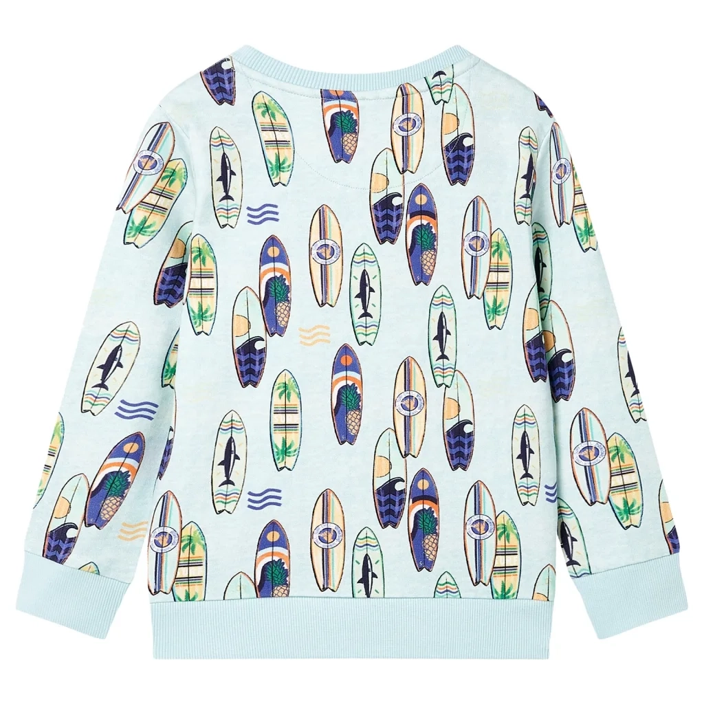 Felpa da Bambino Blu Tenue M¨¦lange 128