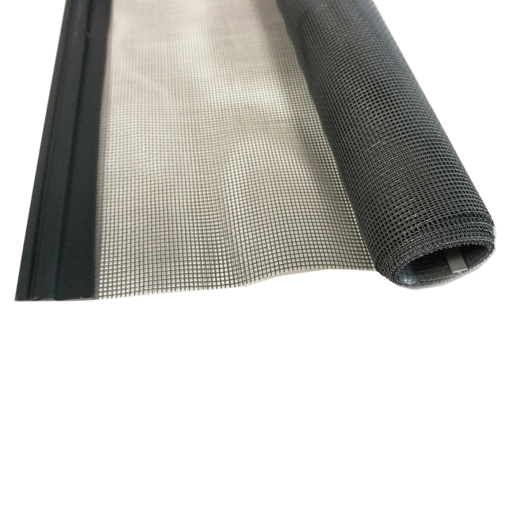 Vertical retractable mosquito net 100 x 250 cm brown color with expansion fastening