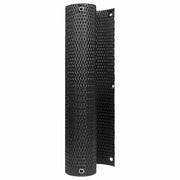 Paravento da Balcone | Schermo per Balcone con Occhielli Nero