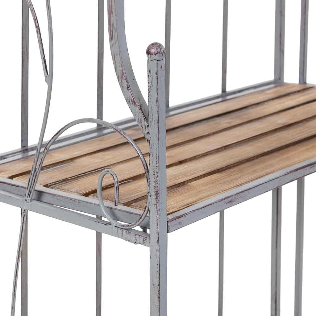 Mensola espositiva beige, 72x36x135h cm