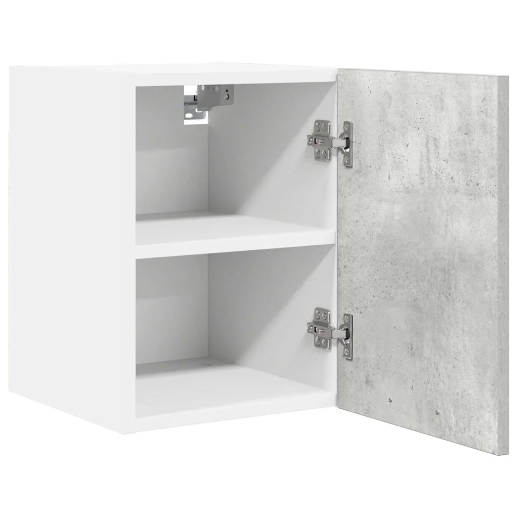 Armadio pensile 2 pcs Grigio Cemento e Bianco 30 x 31 x 40 cm 884121