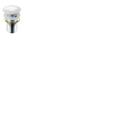 Piletta lavabo click-clack con troppopieno FANCY2 Bianco