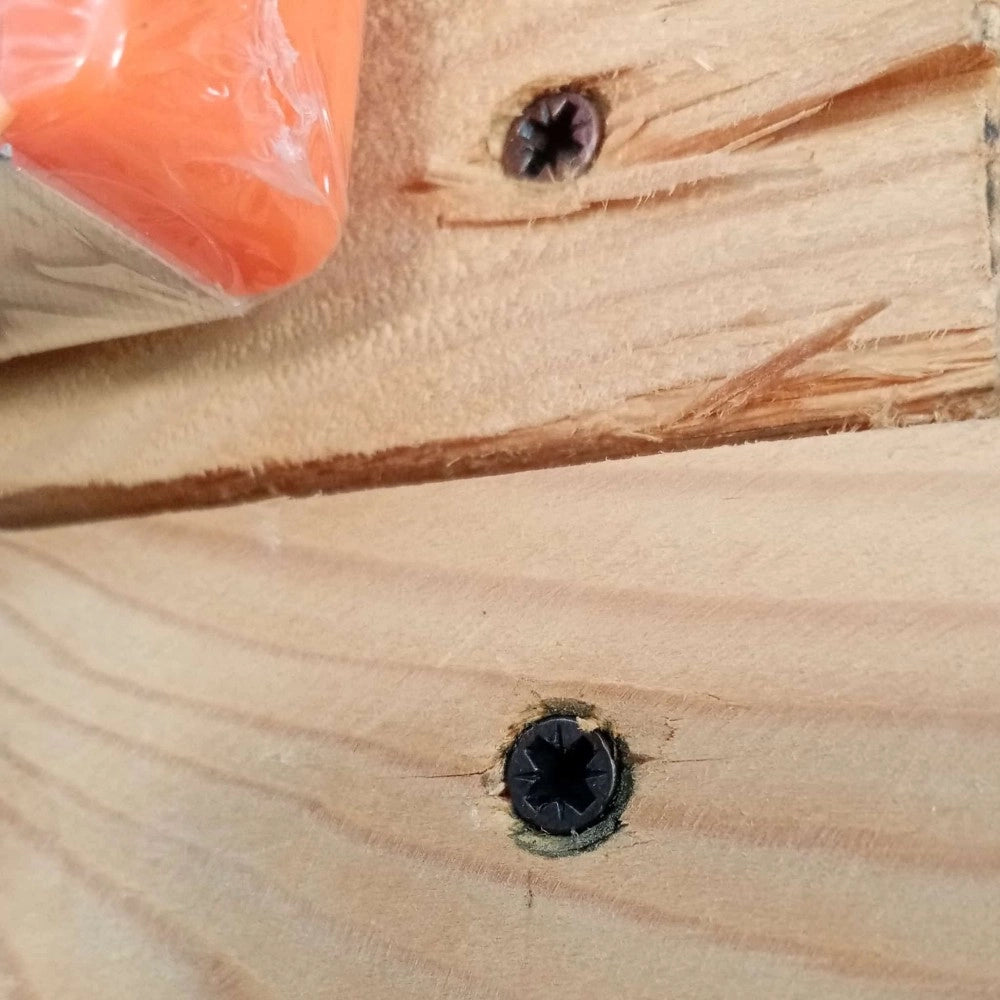 Vite 4,0x50/30mm - 200pz tps testa conica bronzata per legno truciolare parzialmente filettata