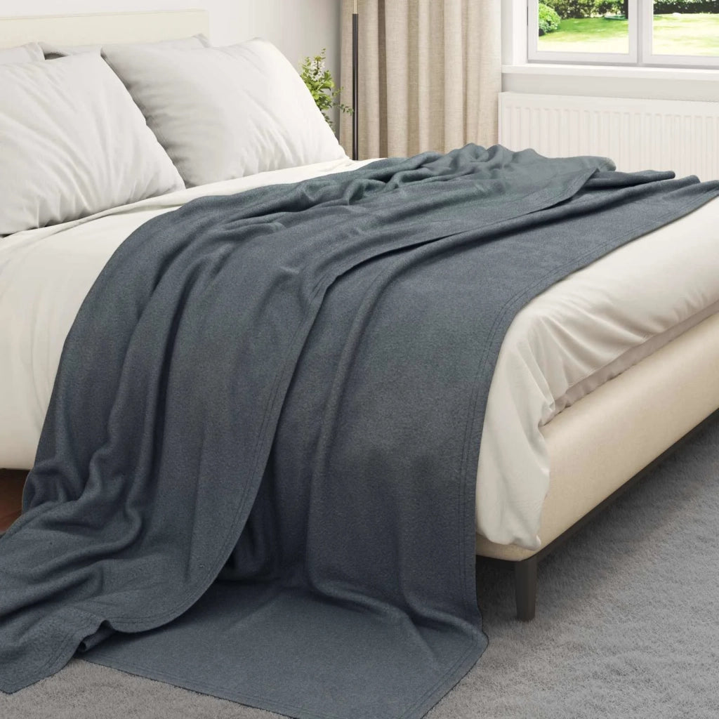 Coperta Grigio scuro 240 x 220 cm Panno 42017015